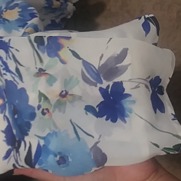 NWT Yumi Kim Hudson Maxi Dress Bluebird Ivory - Picture 12 of 13